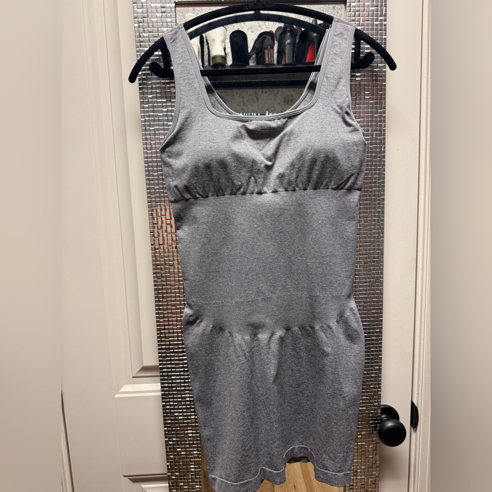 Body Sculpting Grey Short‎ Dress L-XXL - Picture 4 of 6